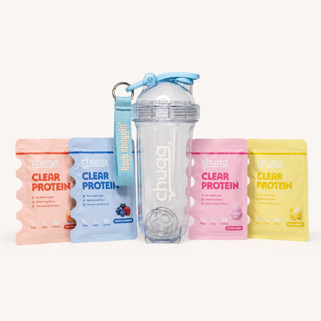 Clear Protein Sample Pack + Bottle
