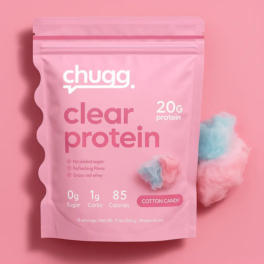 Clear Protein Cotton Candy