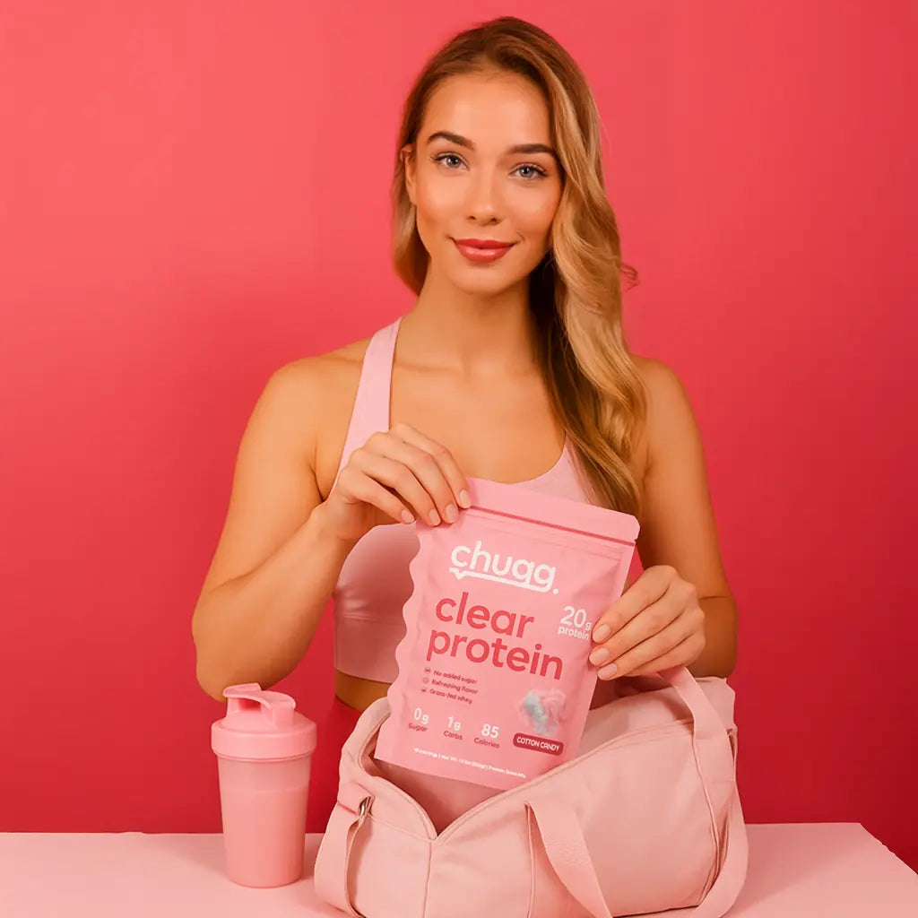 Clear Protein Cotton Candy