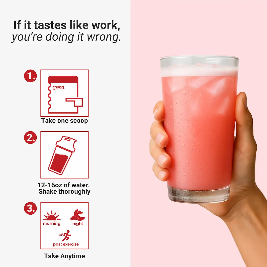 Compare Chugg Clear Protein to traditional whey. Lighter, faster-digesting, and way more refreshing.
