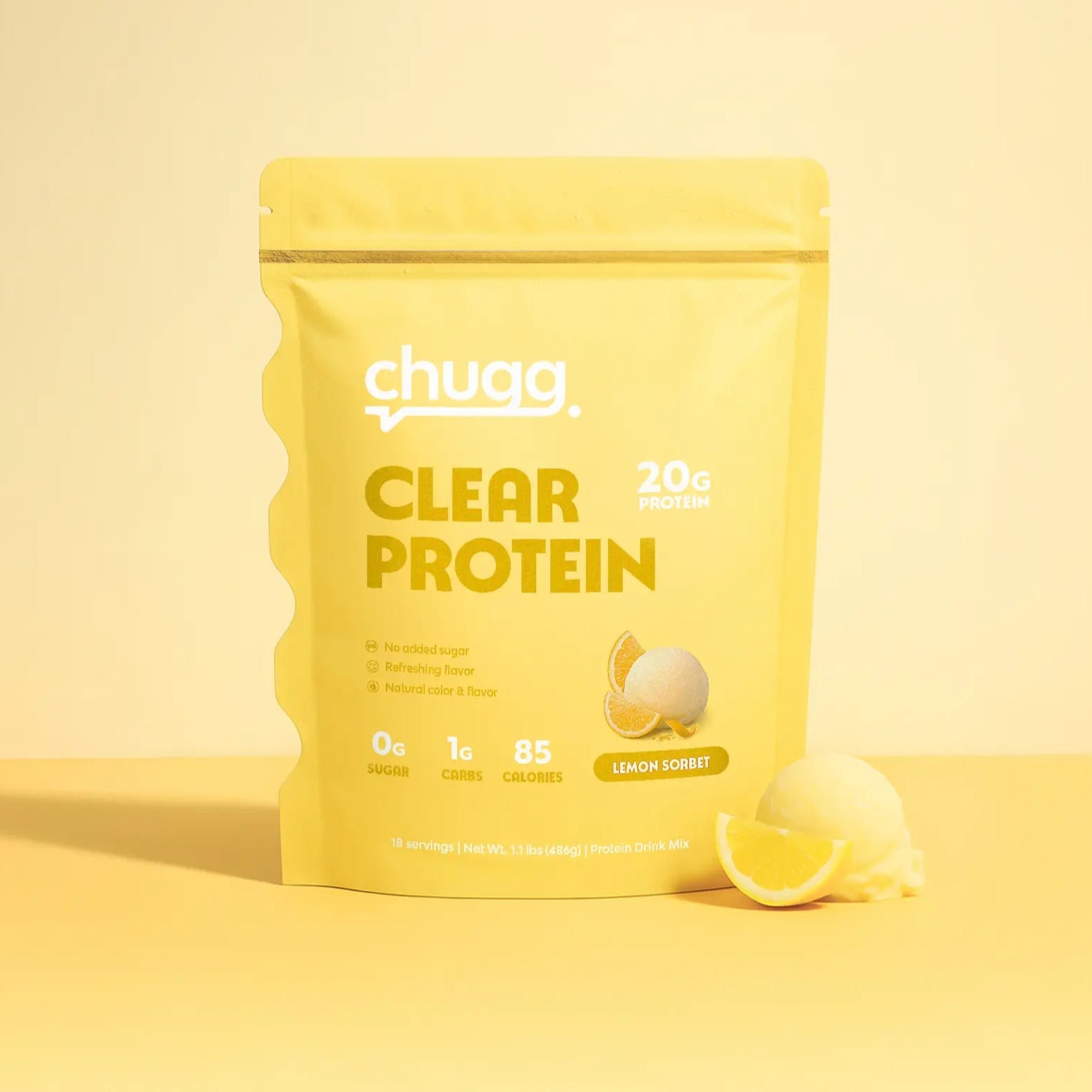 Clear Protein Lemon Sorbet