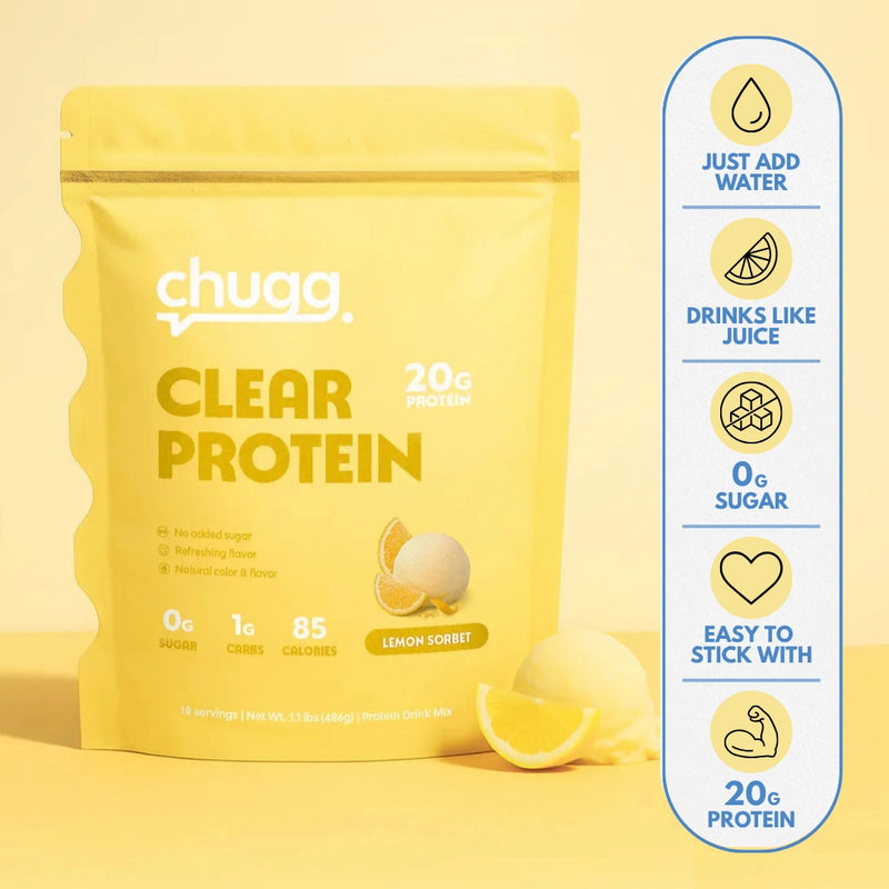 Clear Protein Lemon Sorbet